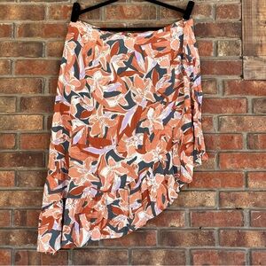 Nine West floral midi skirt XXL